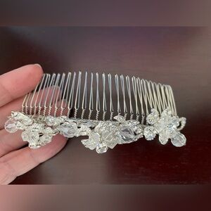 Bridal hair comb-worn once